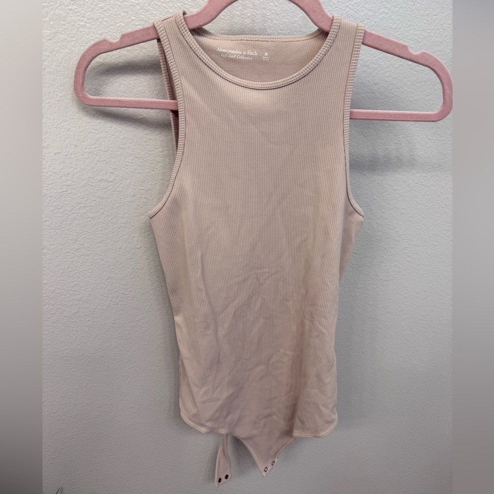 Abercrombie & Fitch Light Beige Bodysuit